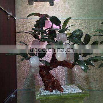 Precious Beautiful Rose Crystal Trees Ornaments photo-2