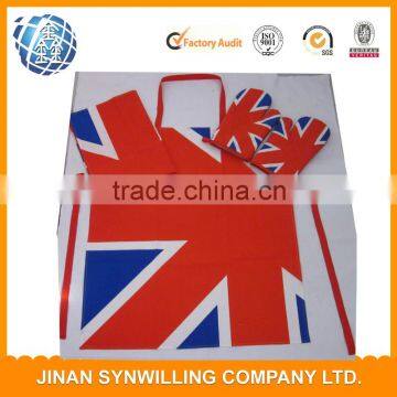 promotional silk screen printed bib kitchen apron