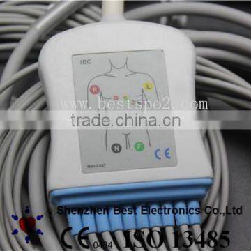 Zoll 8000-1007-01 EKG Cable and Leadwires With 10 Lead IEC 4.0 Banana Connector photo-4