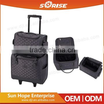 Nylon Waterproof Durable Hard Trolley Case Luggage, Business Travel Wheeled Luggage Case For Wholesale