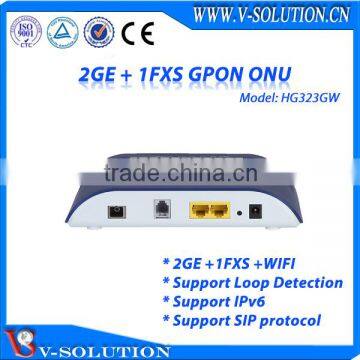 Highest Speed Wifi Router with 2GE 1POTS Wireless FTTH GPON ONT ONU