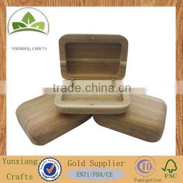 Wooden face cleaning soap gift box, wooden case