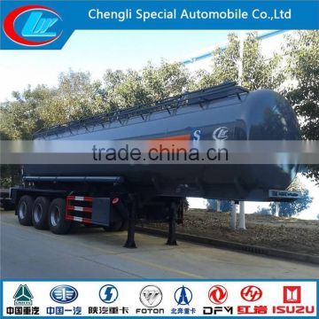 ASME STANDARD 3 axle liquid tank semi trailer anti corrosion special liquid tanker trailer used tanker trailers