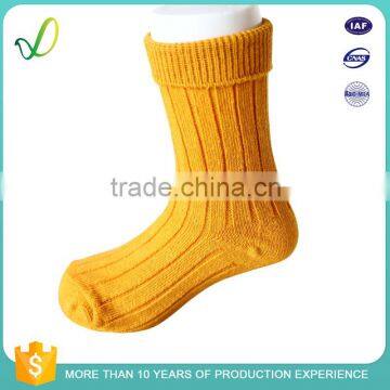 Fashion Pure Color Warehouse 100% Cotton Knitted Fabric Hosiery Manufacturers Infant Socks