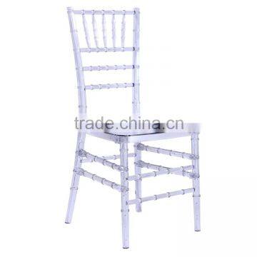 transparent polycarbonate plastic tiffany chair for wedding