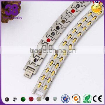 New Fashion Hand Sets Bracelets with Neodymium magnets,pure germaniums