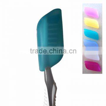 Bojie Toothbrush Holder With Cover Toothbrush Head Cover FDA Silicone Toothbrush Covers