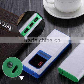 High capacity 10000mah power bank with With LED screen 3 usb ports