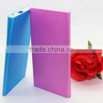 Ultra thin 4000mAh Portable Power Bank Travel Charger