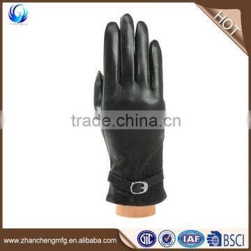 High quality cheap mens PU leather gloves winter fashion gloves