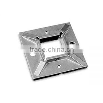 Top Quality Stainless Steel 316 Handrail Fittings Flange Base Plate photo-6