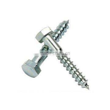 Hexagon wood screw