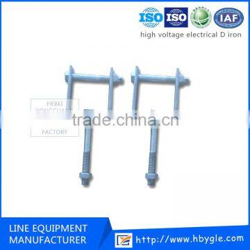 Made in China/Hot dip Galvanized D iron bracket Secondary Rack link the insulator