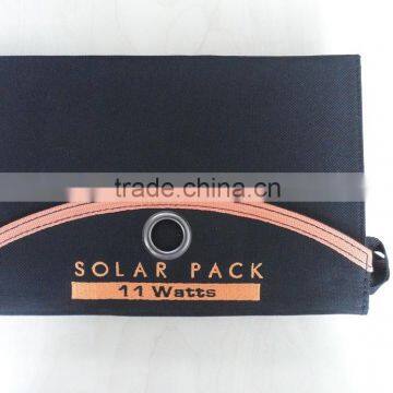 11W foldable solar cell fabric for iphone 6 and iphone 6S