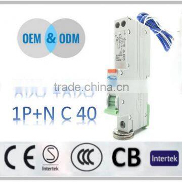 IEC61009 Standard 10KA circuit breaker 1P+n rcbo