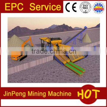 Alluvial gold gravity separation equipment, mobile alluvial gold recovery machine