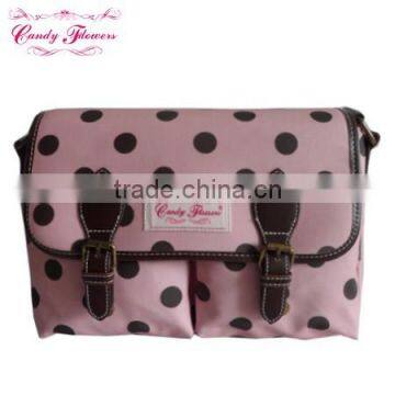 Wholesale 2015 Oilcloth Bag Ladies Cross Body Messenger Shoulder Bag Dot Pattern photo-2