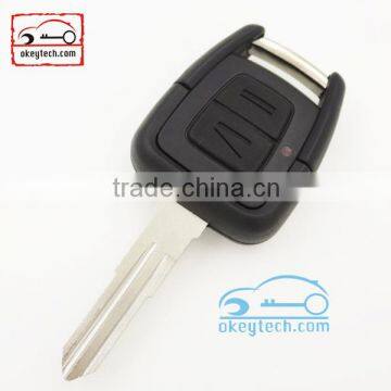 High Quatity Opel remote key cover 2 button with left blank car key opel remote key blanks custom blade key shell