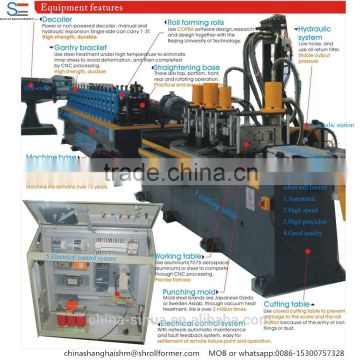 c shape solar bracket roll forming machine