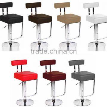 chrome footrest modern pub bar stools