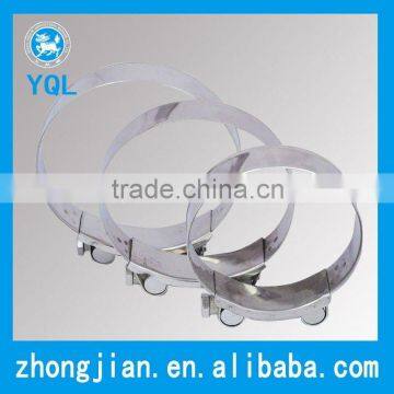 YQL high strength heavy duty hose clamp stainless steel material