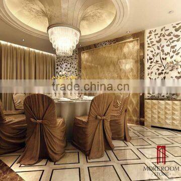 Beige Marble Wall Decoration Interior Decoration Hotel Decoration