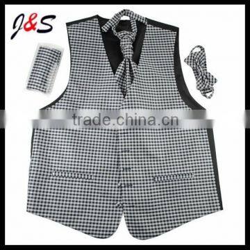 Fashion Mens Silk vest tie set