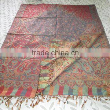 WEIVED STOLE SILK & WOOL photo-4