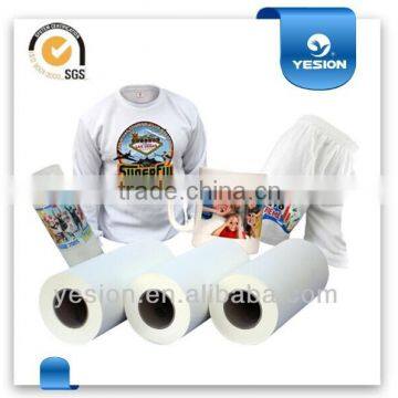 Cheap price sublimation light t-shirt transfer paper/sublimation heat transfer print paper