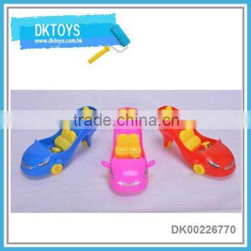 Cartoon pull back car shoe type