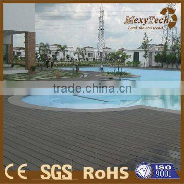 ASTM CE SGS tested Garden and Swimming Pool WPC Decking Boards