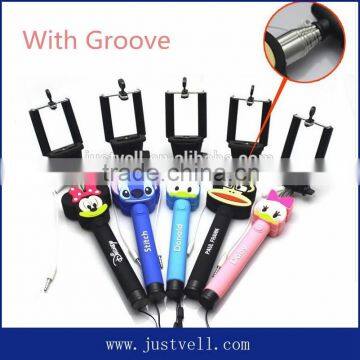 cartoon camera stick selfie stick extendable monopod autodyne travel video monopod