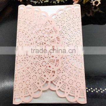 2016 hot sale Factory price Customized Free samples chinese wedding invitation card Shenzhen