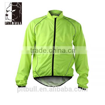 Good quality custom oem windproof nylon cycling jacket