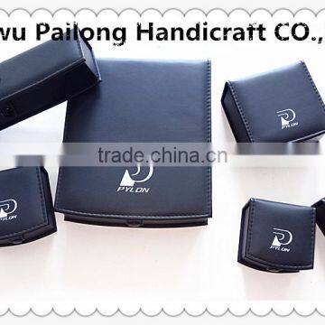 Exquisite Leather Jewelry Box With Metal Button photo-3