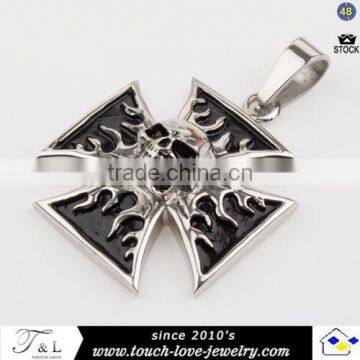 2015 cant miss unique Touch love design black cross men pendant