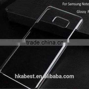 For Samsung Galaxy Note 7 Clear Cover case, transparent PC phone cases,Cheap back case for samsung note7 mobile phone