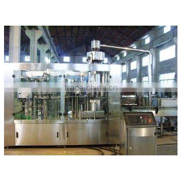 glass bottle water/cola filling plant