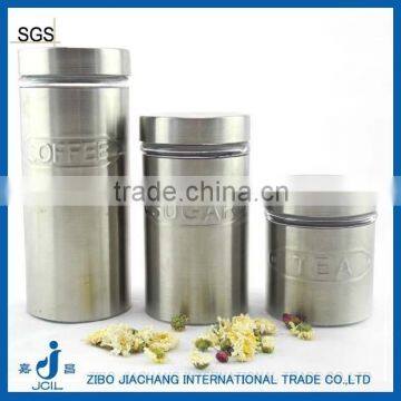 colored airtight glass jars for pasta with stainless steel skin