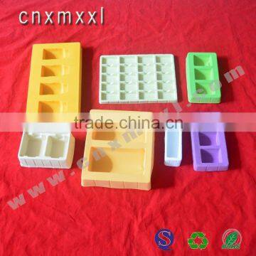 PVC. PS Flocking Advance Material Plastic Flocked Tray for Medicine