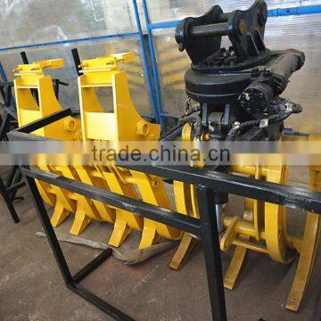 DX63-3/DX190W-3 Excavator hydraulic log grapple, Customized Excavator Wearable log grapple garb/log grapple fork for sale