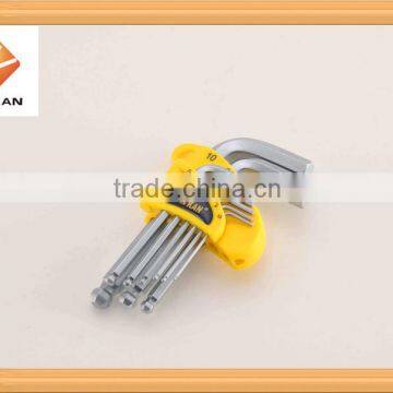9Pcs short/medium/extra long ball hex key wrench set