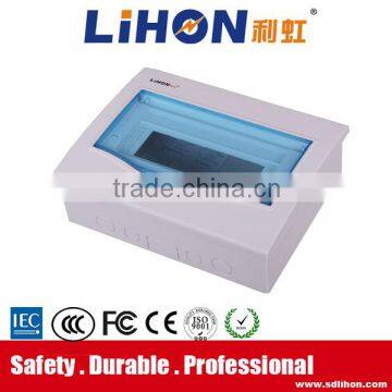 238*178*63 Size 8 Way Indoor Flush Mount Electric Distribution Box Plastic photo-2