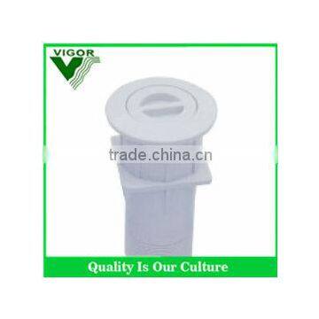 ABS+UV&PVC material round shape swimming pool through-wall fitting