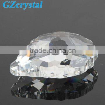 Leaf shaped glass beads crystal pendant for chandelier