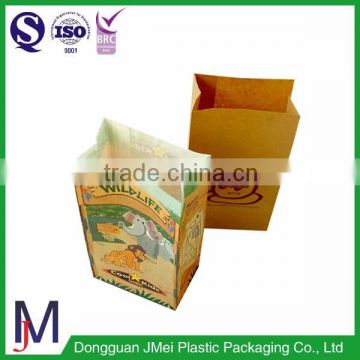 flat bottom kraft paper sandwich bag/bakery paper bag