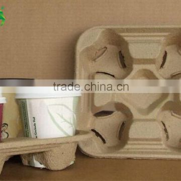 High quality four cups kraft paper cup holder