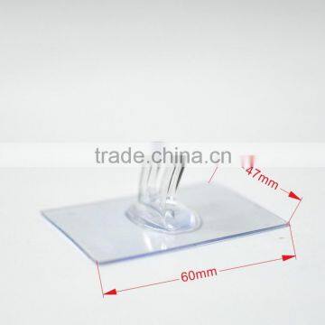 Simply Design Transparent Plastic Removable Toothbrush Holder