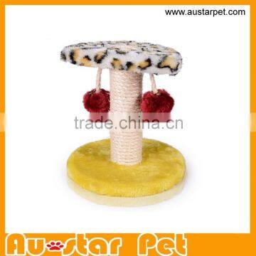 2015 Hot Selling Cheap Density Board Sisal Rope Cat Scratcher Cat Tree
