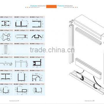 High Output Bedroom Door Aluminium Frame Profile